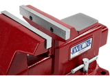 Utility Bench Vise 6-1/2” Jaw Width, 6-1/4" Jaw Opening, 360° Swivel Base Wilton