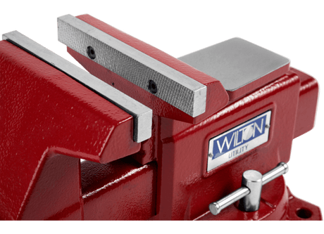 Utility Bench Vise 6-1/2” Jaw Width, 6" Jaw Opening, 360° Swivel Base Wilton