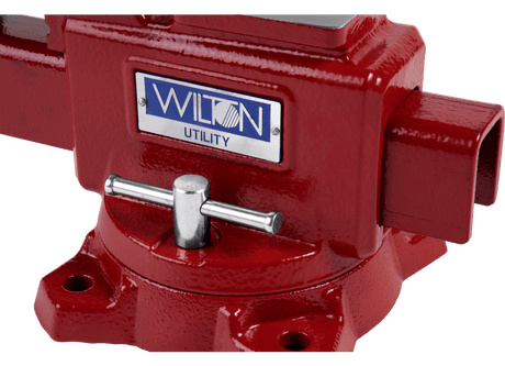 Utility Bench Vise 6-1/2” Jaw Width, 6" Jaw Opening, 360° Swivel Base Wilton