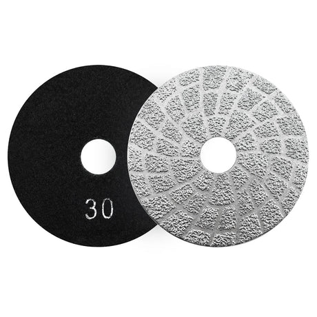 Vacuum Brazed Lippage Pads - 4 Inch A8760104#30 Diamond Tool Store 30 Grit