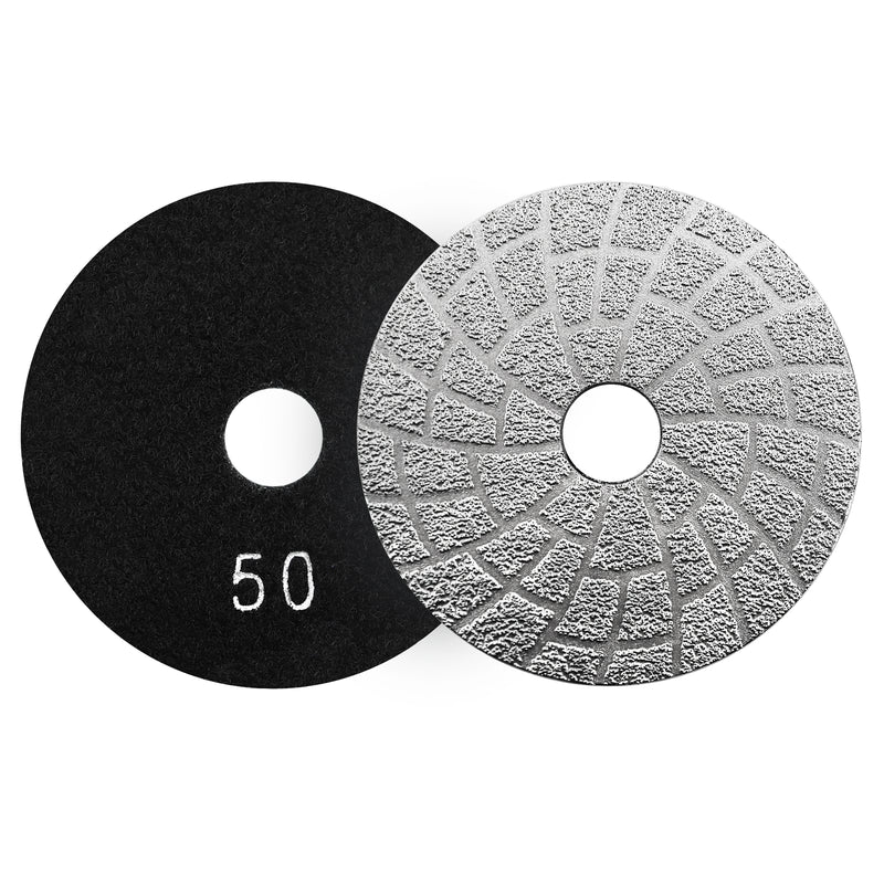 Vacuum Brazed Lippage Pads 4 Inch Grinding Polishing Disc Pad