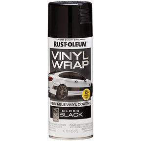Vinyl Wrap - 6 Pack 352724 Rust-Oleum Black