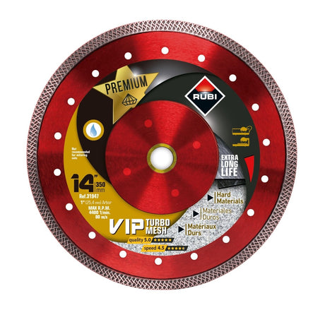 Viper Blade for Hard Material 31947 Rubi Tools BLADE VIPER WET 14"