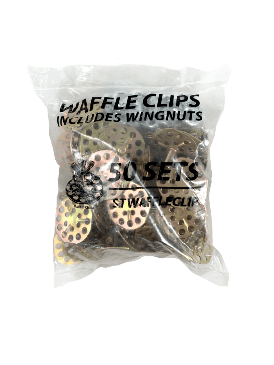 Waffle Clips with Wingnuts - Diamond Tool Store
