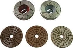 Weha 4" 5 Step C Frame Graphite Snail Lock Metal Diamond/Resin Weha