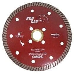 Weha 5" Red Cat Turbo Blade for Granite, Engineered Stone, Quartz, all Natural Stones Weha