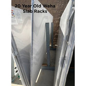 Weha Buffalo Bundle Slab Storage Rack 10 foot long with 16-72" Safety Poles - Weha