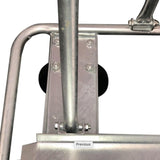 WEHA GALVANIZED GRANITE SHOP CART - BROKEN DOWN Weha