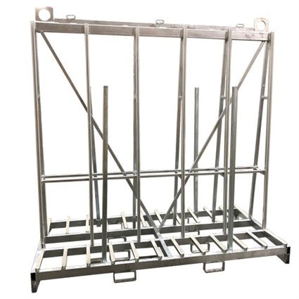 Weha Large Double Sided A frame Transport Cart 96" x 43" x 68" - Weha