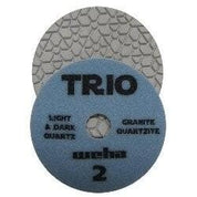 Weha Trio 3 Step Diamond Polishing Pads Wet Dry for Granite Marble & Quartz - Weha