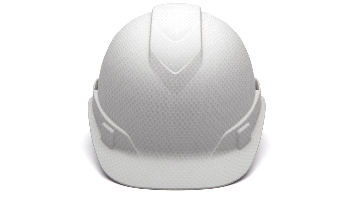 White Ridgeline Cap Style Hard Hat - graphite Pyramex