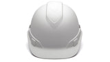 White Ridgeline Cap Style Hard Hat - graphite Pyramex