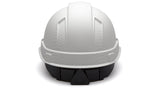 White Ridgeline Cap Style Hard Hat - graphite Pyramex