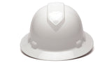 White Ridgeline Full Brim Hard Hat Pyramex