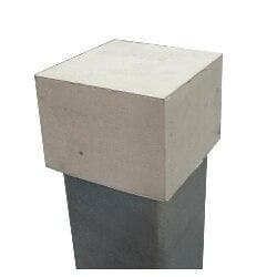 White Rubber Caps for Bison Poles Weha