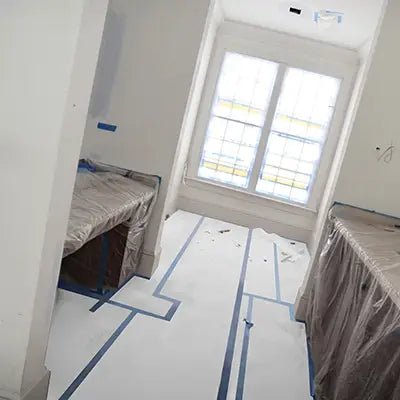 White Top Construction Flooring Paper - 63 rolls/pallet - Trimaco