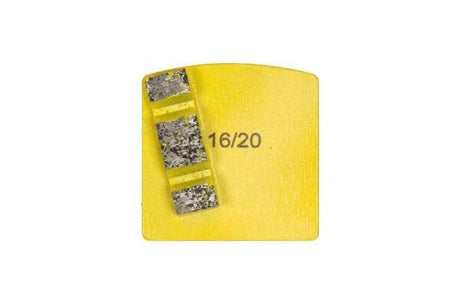 WS Diamond 12MM Single Tools Yellow, Super-Soft 114702 Diamond Products 16/20 Grit