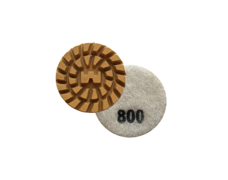 WS Resin 2" Polishing Pad (Set of 9) 114843 Diamond Products 800