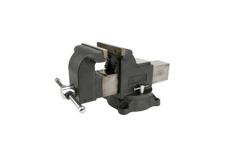 WS8, Shop Vise, 8" Jaw Width, 8" Jaw Opening, 4" Throat Depth Wilton