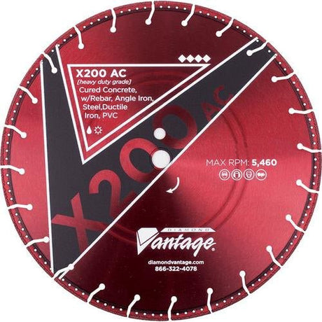 X200-AC Heavy Duty Blade Diamond Vantage