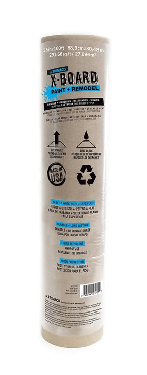 X•Board® Paint + Remodel Lightweight Breathable Surface Protector Trimaco