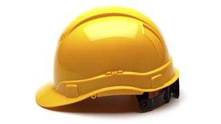 Yellow Hard Hat - Ridgeline Cap Pyramex