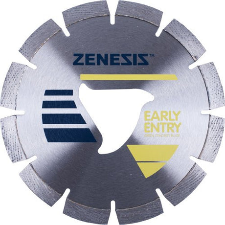 Zenesis Early Entry Blade for Green Concrete - Yellow Zenesis