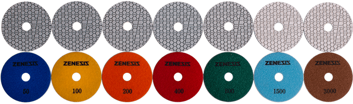 Zenesis™ Hybrid White Resin Polishing Pads - Zenesis