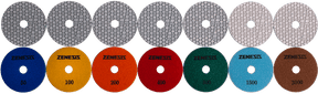 Zenesis™ Hybrid White Resin Polishing Pads Zenesis
