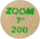 ZOOM Diamond Impregnated Pads FP-ZM-07DIP0200 Stone Pro 7" 200