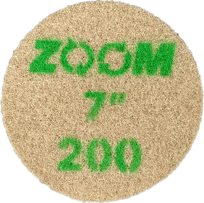 ZOOM Diamond Impregnated Pads ZM-07DIP0200 Stone Pro 7" 200